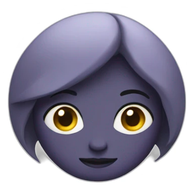 una luna sticker