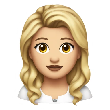 Kelly clarkson with heart in the eyes sticker