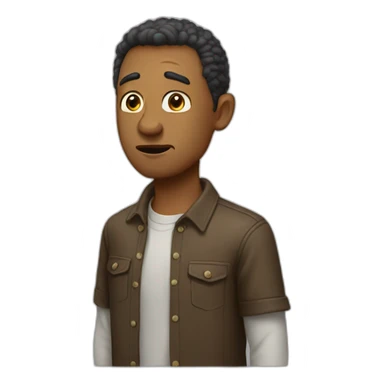 a man who wanted to say something but now it's not sticker