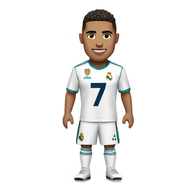 Ronaldo in Real Madrid Jersey  sticker