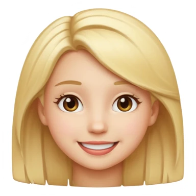 A baddie girl giving cute vibes but don't make it look like more of a human emoji more of a emoji a regular emoji sticker