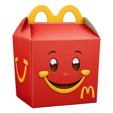 happy meal box sticker