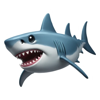 shark to the love cat sticker