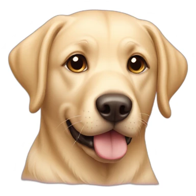 Blonde labrador sticker