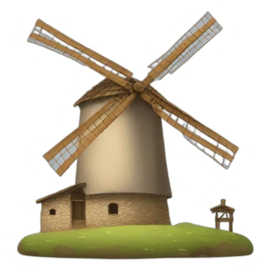 Molino viento sticker