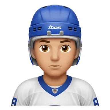 hockey player sticker