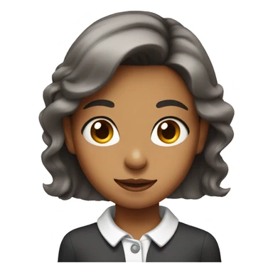 Girl wearing a collar  sticker