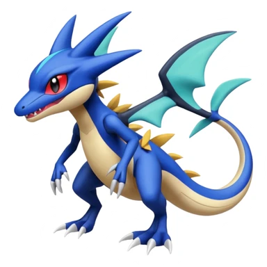 Meloetta-Garchomp-Greninja-Pokémon-Fakémon-fusion-hybrid-creature sticker