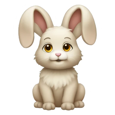 an aries bunny sticker