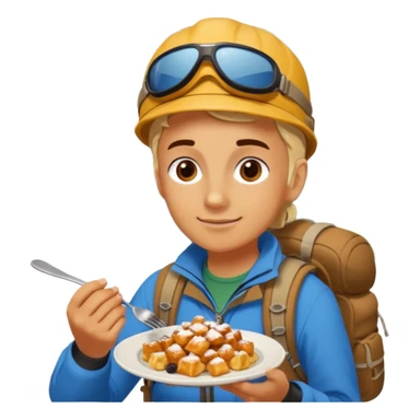 Typische Österreich Emojis, Murmeltier, Kaiserschmarrn, Wandern sticker