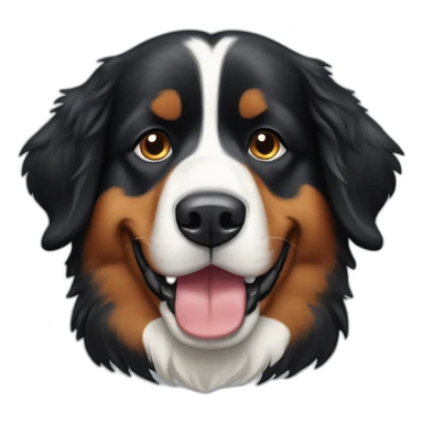 bernese-mountain-dog-blinking sticker