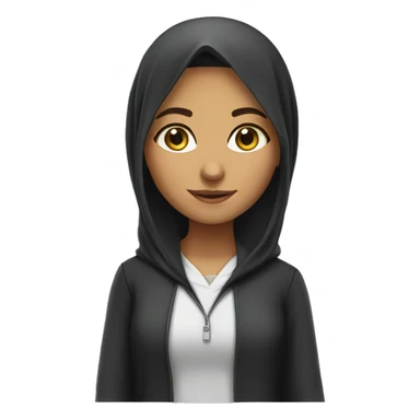 Arab-girl-school student sticker