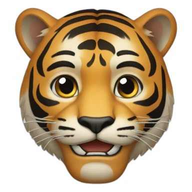 Homme sur un tigre sticker