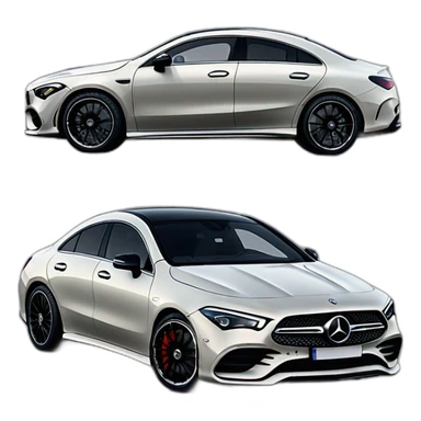 Mercedes Benz 2023 Coupé AMG CLA 4MATIC+ sticker