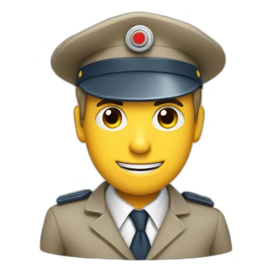 Inspector gadget wearing a poppy sticker