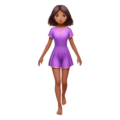 
A small figure walks across a glowing bridge, holding soft pink and purple orbs in each hand—symbolizing compassion and forgiveness. A gentle heart aura trails behind them, showing healing in motion. sticker