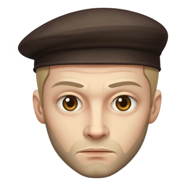 museum robber face sticker