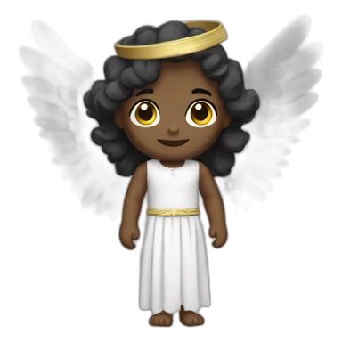 black-winged angel sticker