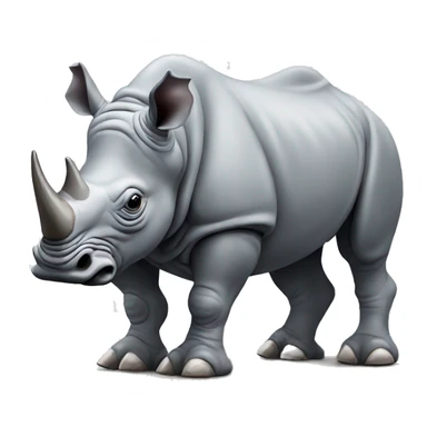 Rhino with drone sticker