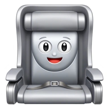 plane seatbelt sticker