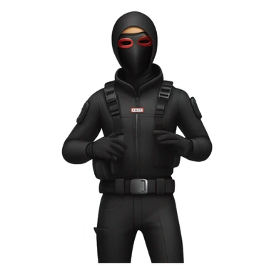 Squid game guard sticker