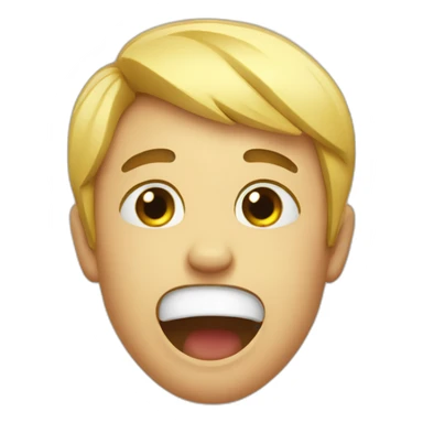 Cry but happy sticker