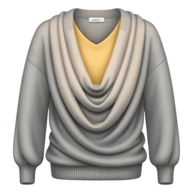 cashmere sweater grey sticker