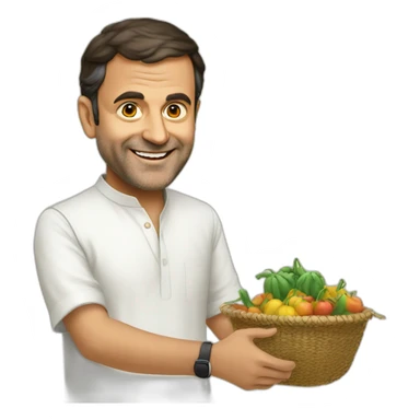 rahul-gandhi-picking-happy sticker