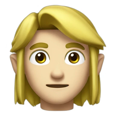 Link from zelda head sticker