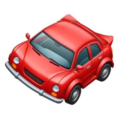 A car upside down  sticker