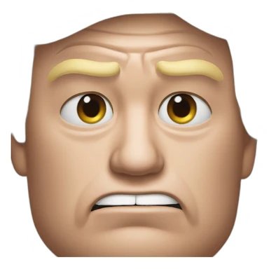 Angry Donald Trump sticker