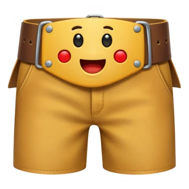 A belt hitting somone sticker