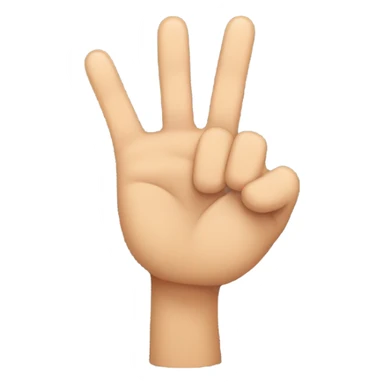 emoji pinching fingers sticker