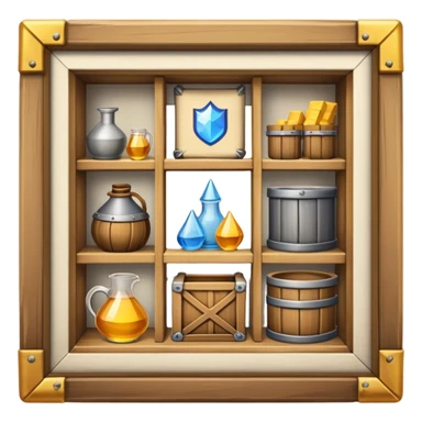 medieval resource storage sticker