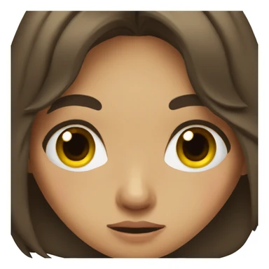 A brunette girl crying  sticker