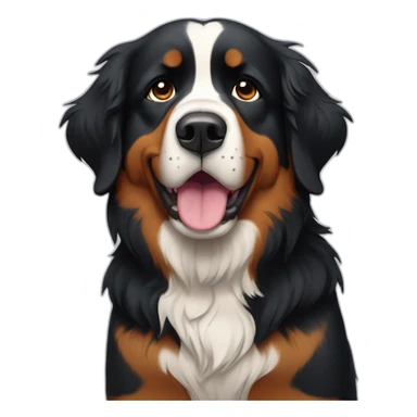 bernese mountain dog hurting sticker