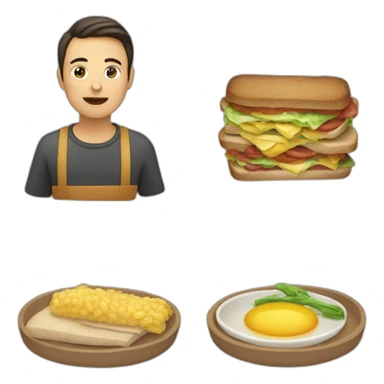 Humain en train de manger du caca sticker