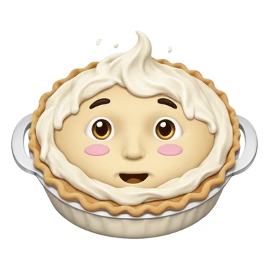 pie in the face sticker