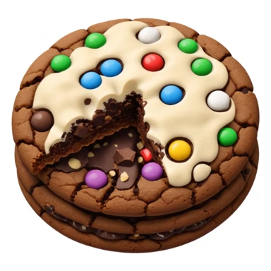 double chocolate cookie sticker