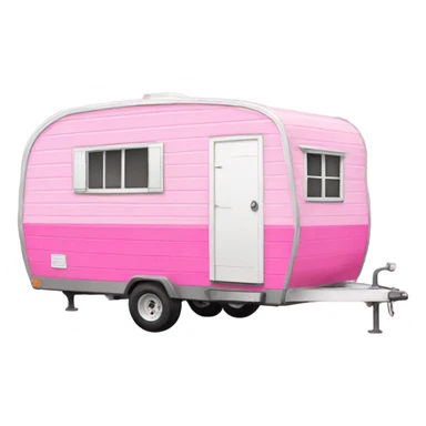 Pink trailer home sticker