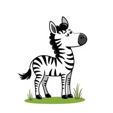 Zebra sticker