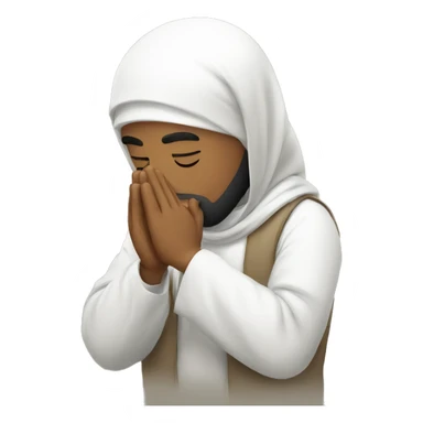 Muslim praying  sticker