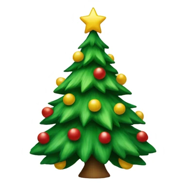 Christmas tree sticker