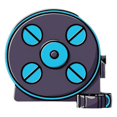 film reel sticker