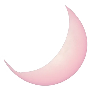 pastel pink moon sticker