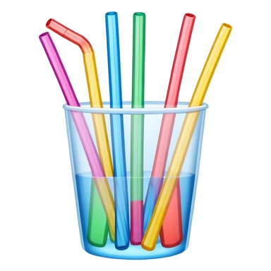 soda straws sticker