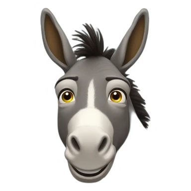 Donkey from shrek sticker