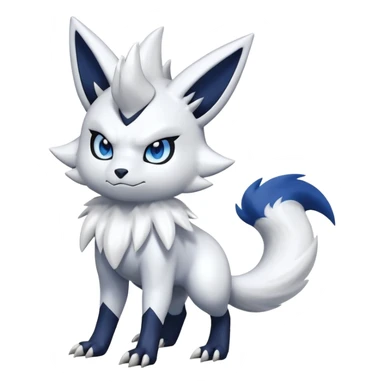 Shiny Zangoose-Absol-Meowstic-Fakémon-hybrid-creature (full body)  sticker