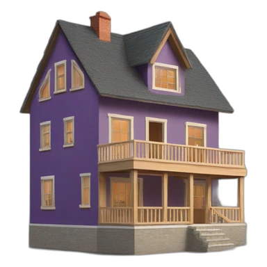 casa en construccion, obra sticker