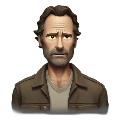 Rick Grimes 😂 sticker